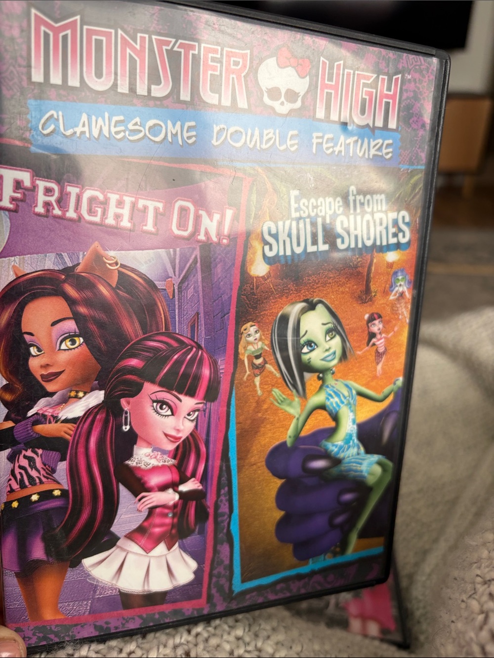 Monster high clawesome double feature DVD & freight’s camera, action DVD - Picture 3 of 6